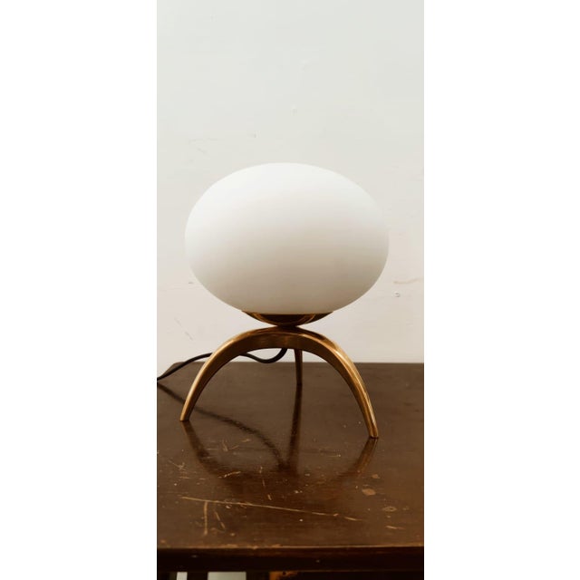Oval Glass Table Lamp For Sale - Image 10 of 16
