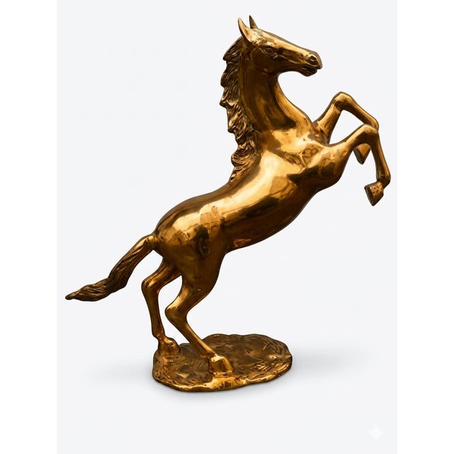Exceptional and irreplaceable monumental sculpture of a rearing horse (Cavallo Rampante) by Motta – Italy, 1970s For the...