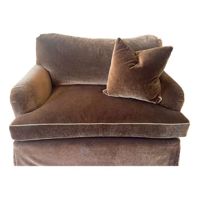Silk Velvet Loveseat For Sale