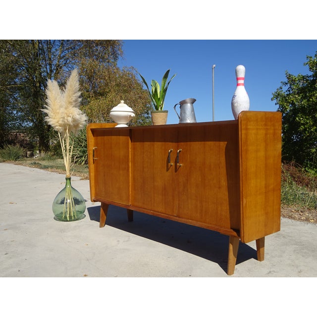 Three-Door Sliding Sideboard by Sam, 1950 For Sale - Image 6 of 18