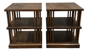 Vintage Side Tables, Set of 2