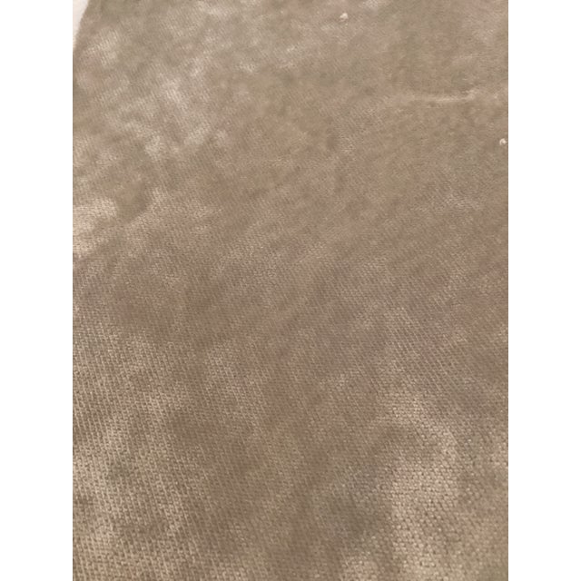 This is a fabric sample for the new Osborne & Little Taupe Chenille Rectngular Pillow.