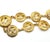 Contemporary Chanel Vintage Gold Plated CC Coin Medallion Chain Necklace For Sale - Image 3 of 6