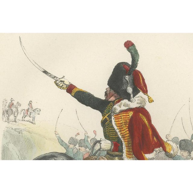 Officer of the Chasseurs À Cheval, 1843, Paper For Sale - Image 4 of 10