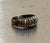 Traditional Ribbed Sterling Silver Band Ring For Sale - Image 3 of 4