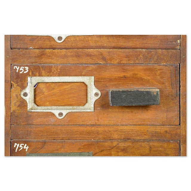 Wood Workshop Cabinet with 60 Drawers For Sale - Image 9 of 10