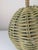 Wood Vintage Torres Green Rattan Lamps by Mario Lopez, 1990s, Set of 2 For Sale - Image 7 of 16