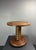 Brown Chunky Low Turned Wood Brutalist Side Table in the style of Charles Dudouyt, 1950s For Sale - Image 8 of 17