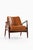 1950s Afromosia and Leather Easy Chair attributed to Ib Kofod-Larsen, 1950s For Sale - Image 5 of 11