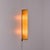 1940s Finnish Yellow Cylindrical Glass & Metal Plug-in Wall Lamp For Sale - Image 12 of 18