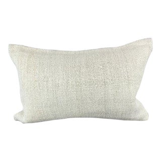 16 x 24 Hemp Pillow Turkish Cushion Natural White Pillow Cushion Cover For Sale