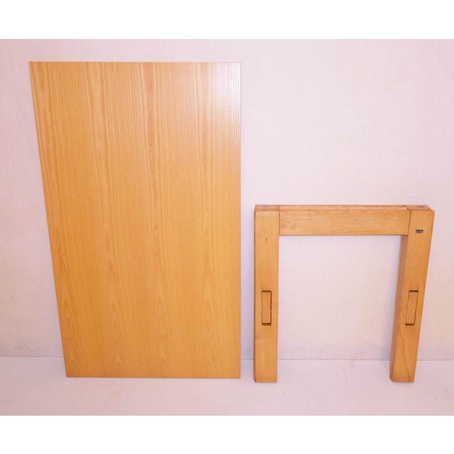 Dining Table on Folding Trestles by De Pas, D Urbino & Lomazzi for Acerbis, Italy, 1968 For Sale - Image 4 of 6