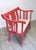Antique American Classical Grecian Painted Settee With Scrolled Arms & Saber Legs, Circa 1830 For Sale - Image 4 of 10