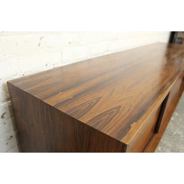 Mid 20th Century Mid 20th Century Danish Rosewood Sideboard Designed by Bodil Khaer for E. Pedersen & Søn. , Attributed For Sale - Image 5 of 18