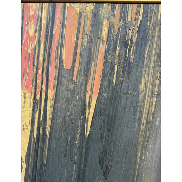 Textile Francine Tint, Large Modernist Abstract Color Field Acrylic Painting Woman Artist Francine Tint For Sale - Image 7 of 18