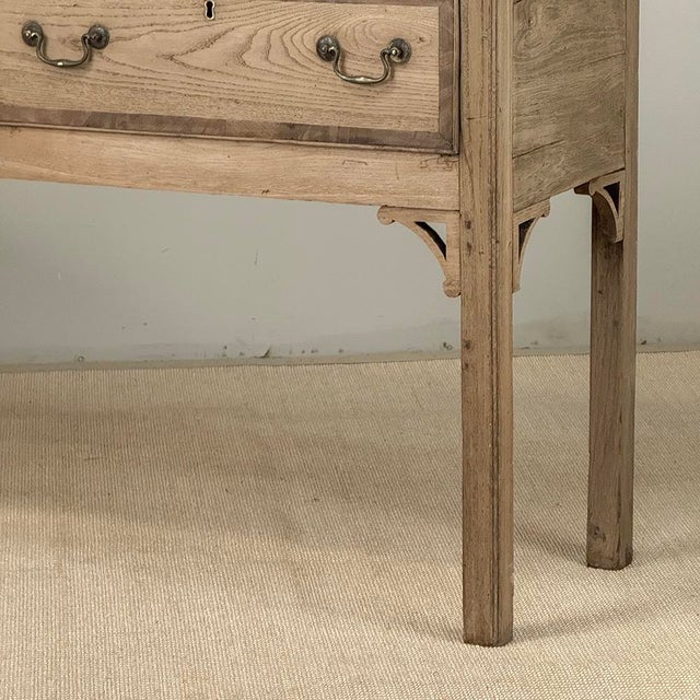 18th Century English Stripped Oak Dresser ~ Sofa Table ~ Console For Sale - Image 9 of 17