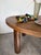 Constructivist Round Table in Walnut, 1950s For Sale - Image 15 of 18