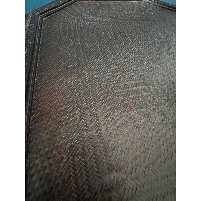 1900 - 1909 Large Antique Chinese Wedding Basket With Brass Mounts, Circa 1880–1920 For Sale - Image 5 of 18