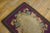 1890s Purple Medallion Floral Handmade Folk Art Antique American Hooked Rug For Sale In New York - Image 6 of 10