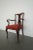 Vintage Mahogany Lyre-Back Armchair For Sale In Austin - Image 6 of 14