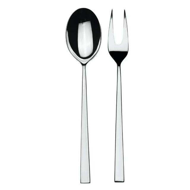 Contemporary Mepra Atena 2-Piece Serving Set (fork & Spoon) For Sale - Image 3 of 3