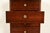 Wood Grange French Louis Philippe Solid Cherry Wood Highboy Dresser or Semainier For Sale - Image 7 of 14