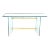 Pace Glass Foyer Entry Console For Sale