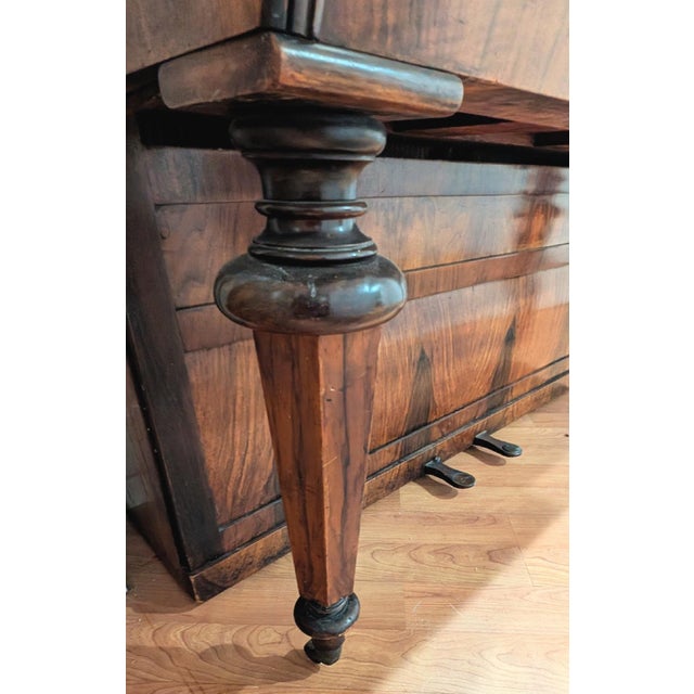 Brown Antique J. & J. Hopkinson Cabonet Victorian Style Piano 1895 For Sale - Image 8 of 12