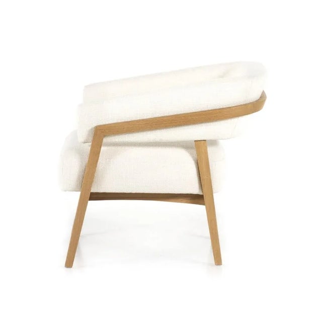 Four Hands Dexter Chair, Gibson White For Sale - Image 9 of 13