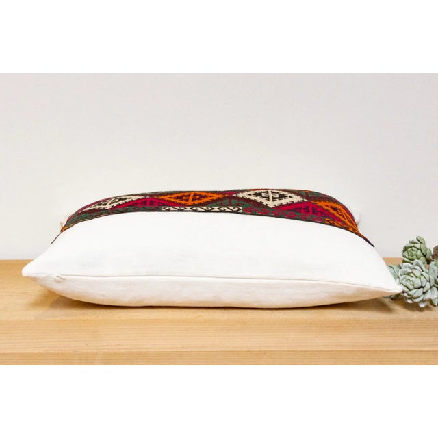 19th Century Taara Antique Lakai Tribe Linen Pillow For Sale - Image 5 of 7