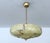 Modern Art Deco Pendant Light in Marble Glass, 1930s For Sale - Image 3 of 18
