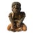 Mid 20th Century Pre-Columbian Style Nayarit Terracotta Kneeling Woman Grinding Metate Effigy Sculpture For Sale