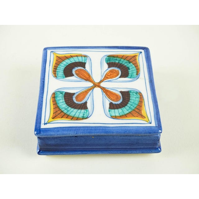 1970s Vintage Italian Toscari Ceramic Box, 1970s For Sale - Image 5 of 8