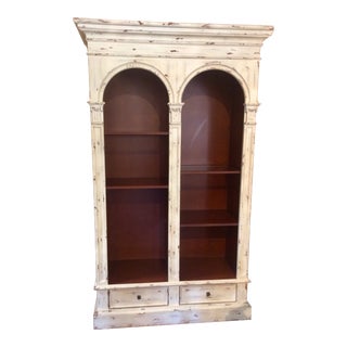 English Traditional Style Painted Book Shelf For Sale