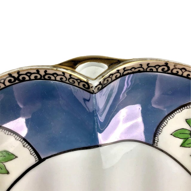 Vintage Noritake Porcelain Serving Bowl For Sale In Portland, ME - Image 6 of 11