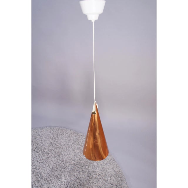 Ceiling Lamp in Copper by Hans Bergströms, 1950s For Sale - Image 4 of 5