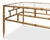 Faux Bamboo Metal Coffee Table by Sarreid LTD For Sale - Image 10 of 11