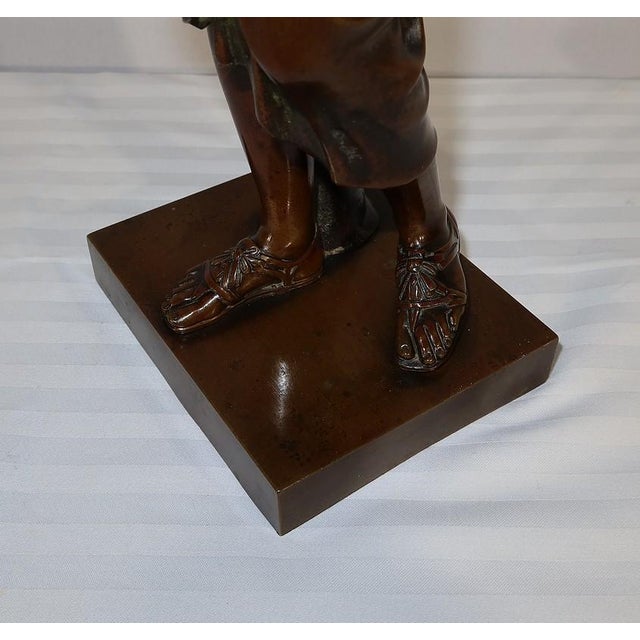 C. Sauvage after Praxitèle, Diane de Gabies, Early 1800s, Bronze For Sale - Image 13 of 18