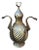 Heavy Gauge Fluted Brass Pitcher For Sale