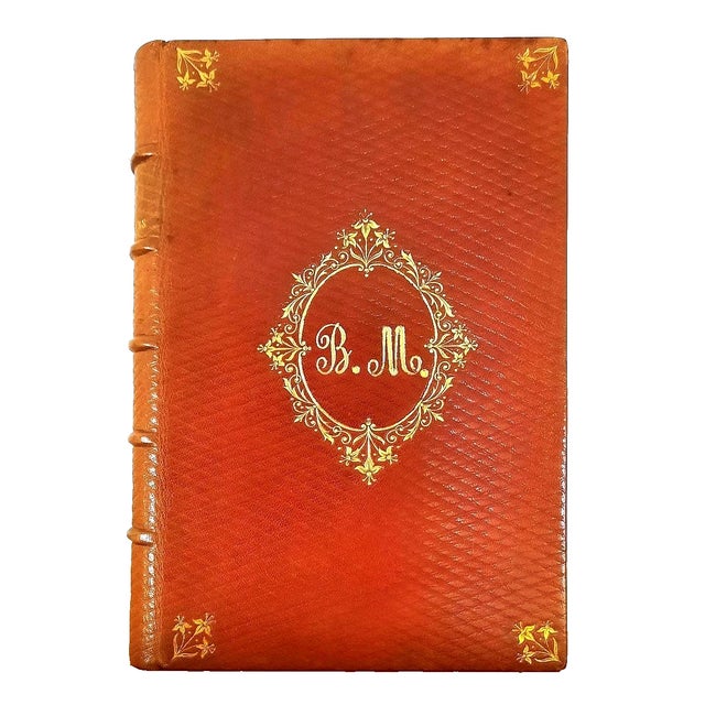 (1862) Unique Fine Binding Christian Devotional Book - Gauffered Fore Edge Antique Illustrated Christian Bible Art For Sale - Image 6 of 18