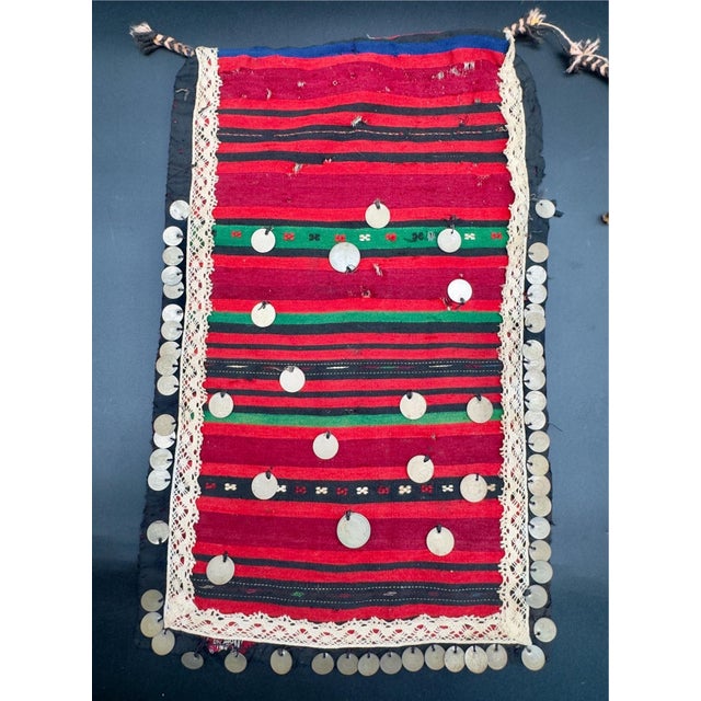 Beautiful antique prestilka. The prestilka is a vital component of the Bulgarian national dress. While daily aprons were...