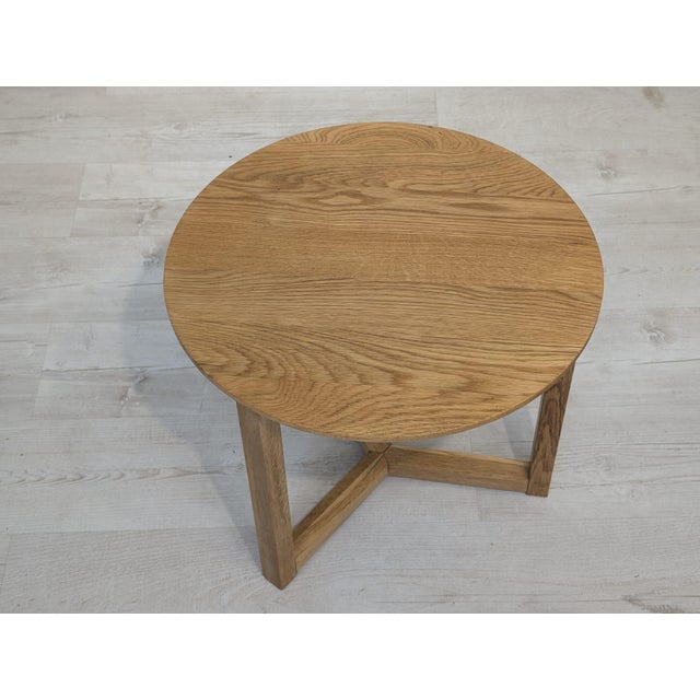 Scandinavian Flow Coffee Tables in Oak, 1970, Set of 3 For Sale - Image 6 of 15