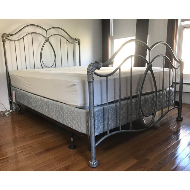 Gray Metal Queen Bed Chairish