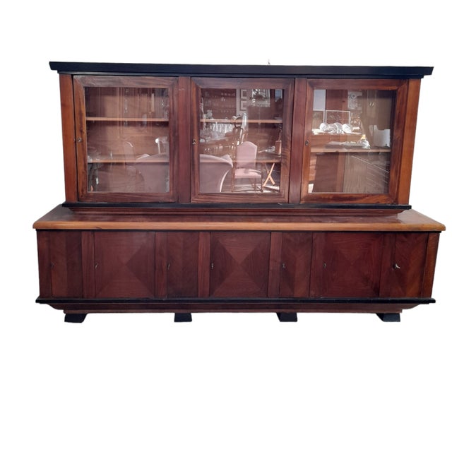 Art Deco Bookcase, 1940s, in Good conditions. Designed 1920 to 1949