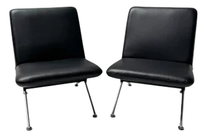 Mid-Century Modern No. 1432 Lounge Chairs by Andre Cordemeijer for Gispen, 1960s, Set of 2