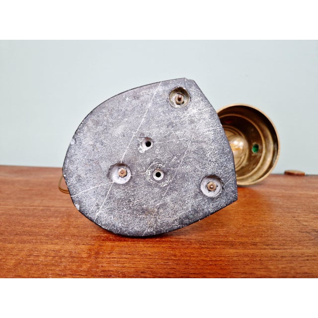 Art Nouveau Desk Lamp in Brass and Black Marble, 1910s For Sale - Image 16 of 18