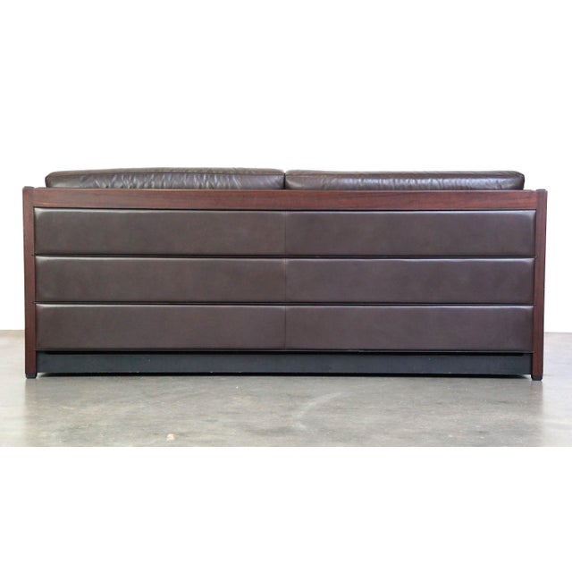 Vintage Art Deco Leather Sofa by Paul Schuitema For Sale - Image 3 of 17
