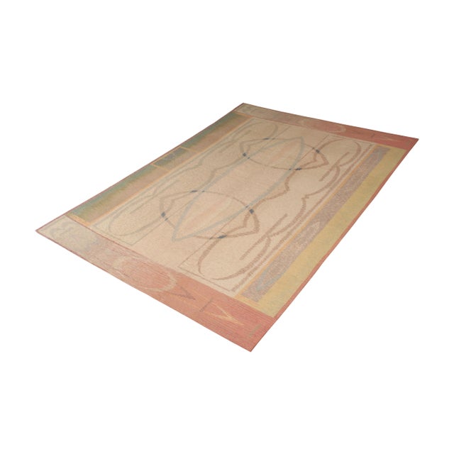 This vintage 8×12 Art Deco needlepoint is one of a limited collection that recaptures the works of artist Tim Van Campen....