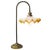 Art Nouveau French Brass and Glass Table Light For Sale - Image 10 of 11