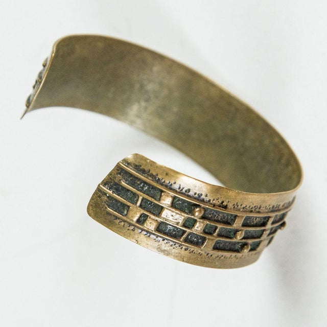 Mid-Century Handcrafted Copper Bracelet, 1970s For Sale - Image 4 of 9